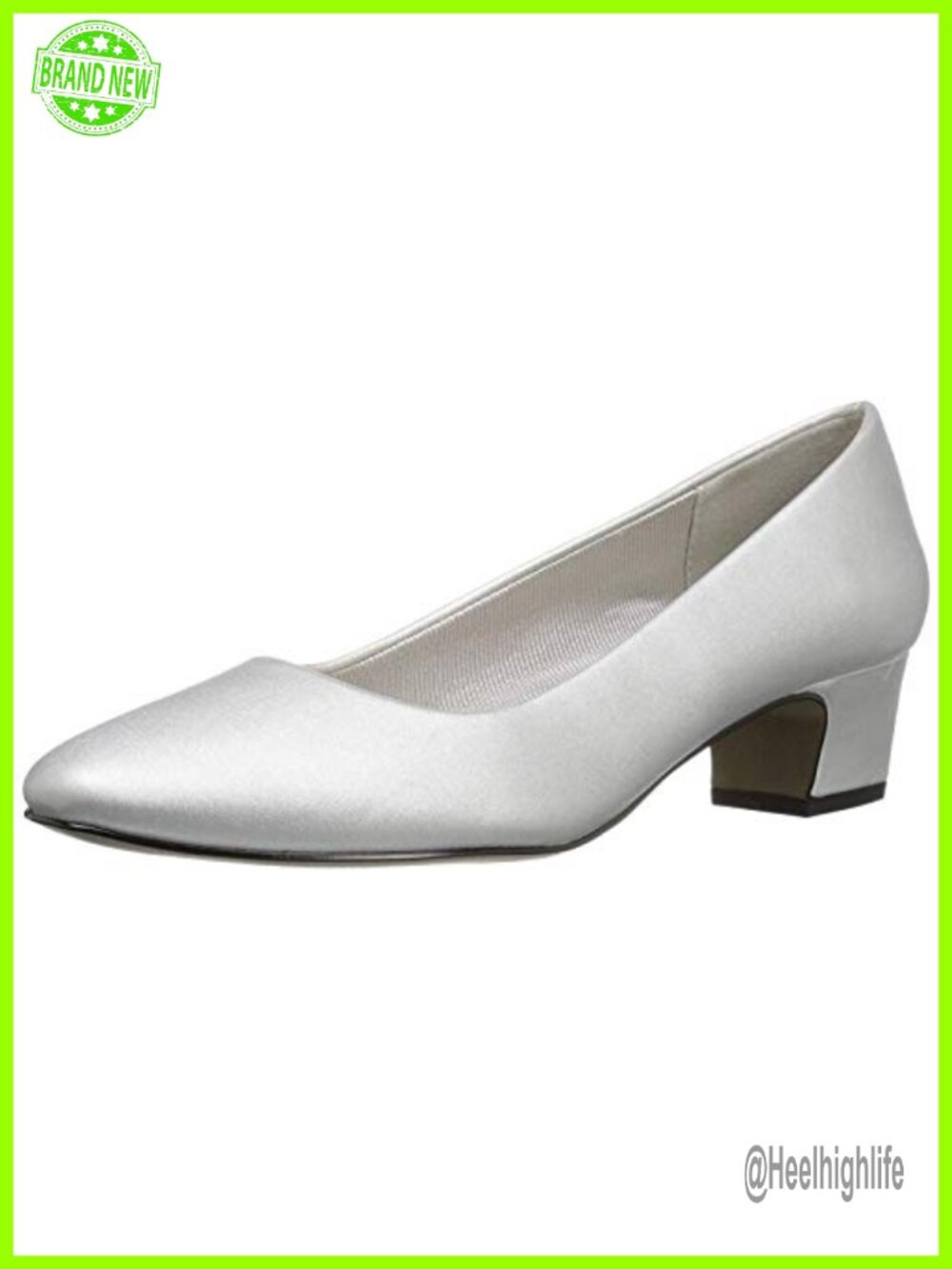 Pump Shoes with Slip-On Design and Kitten Heel